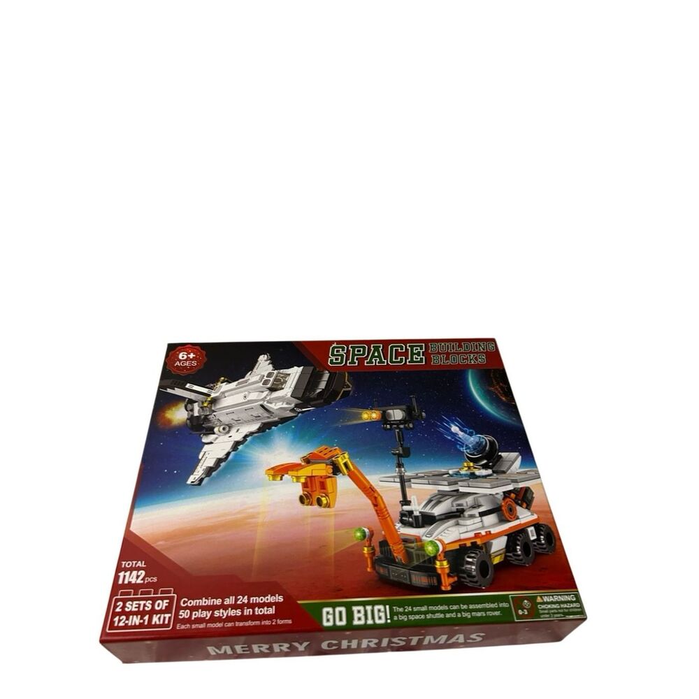 Space Blocks Christmas Advent Calendar‎ Merry Christmas 6+ new